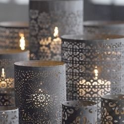 mécses alumínium hengerben