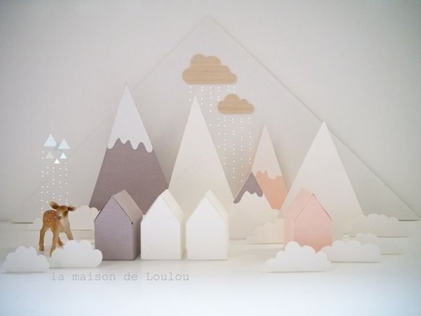 papír hegyek adventi naptár